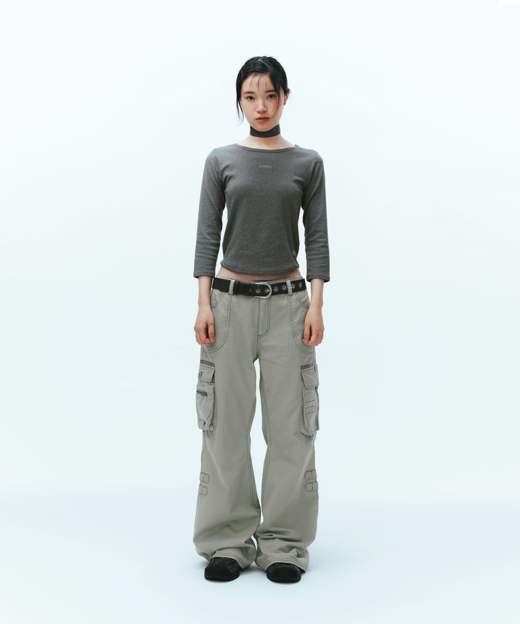 [ Pre-order ] Flame Stud Belt Brown