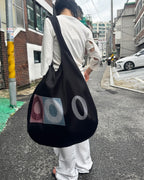 [ 店主推薦 - 現貨 ] ‘O’ Mesh Reversible Tote Bag ( 白色/黃色現貨 )