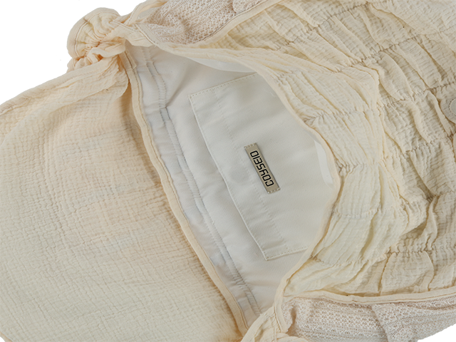 [ Pre-order ] Quilted Cross Bag Ivory