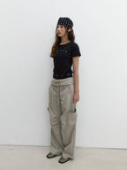 [ Pre-order ] Curve Eyelet T