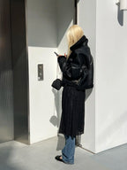 [ Pre-order ] Blackup Made Floppy Layered Lace Long Skirt