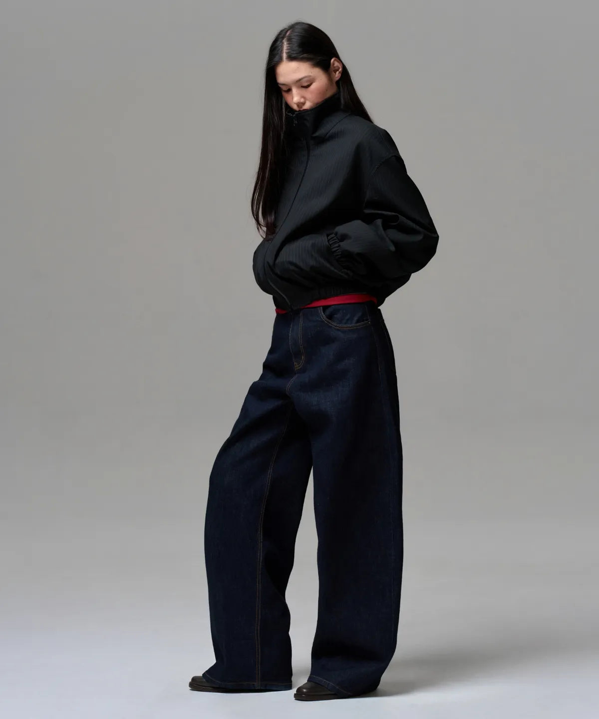 [ Jennie 同款 Pre-order ] Women Era Wide Fit Denim Pants