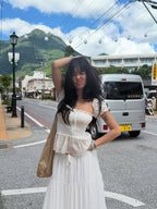 [ 店主推薦 - 現貨 ] ‘O’ Mesh Reversible Tote Bag ( 白色/黃色現貨 )