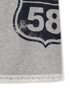 [ Pre-order ] Suburn X Paul Frank Midi Skirt Melange gray