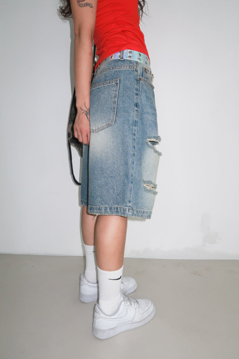 [ Pre-order ] Oatmeal Vintage Washing Jorts