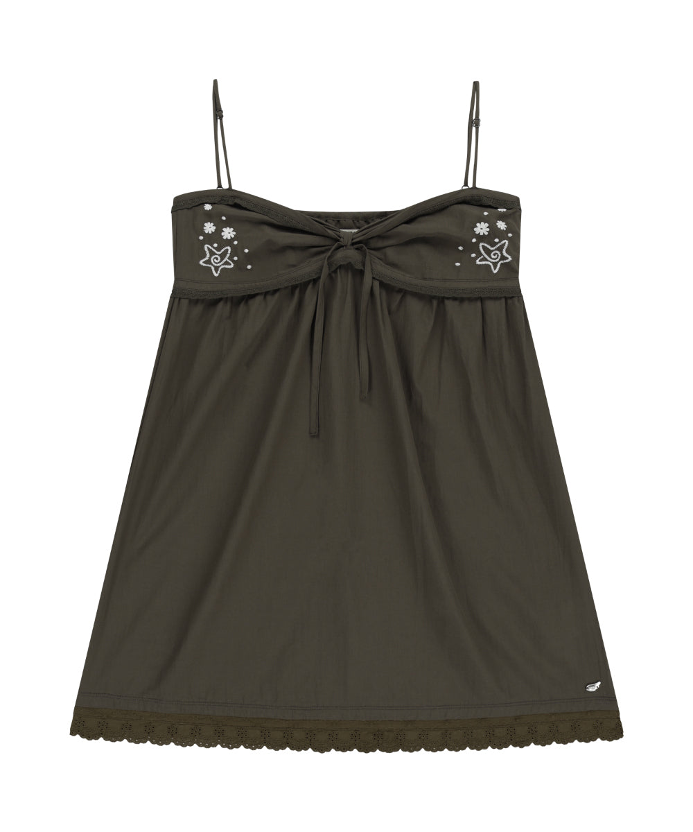 [ Pre-order ] Solar Stitch Mini Dress