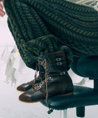 [ Pre-order ] Cindy 신디 복서 레이스업 스니커부츠 - 3colors