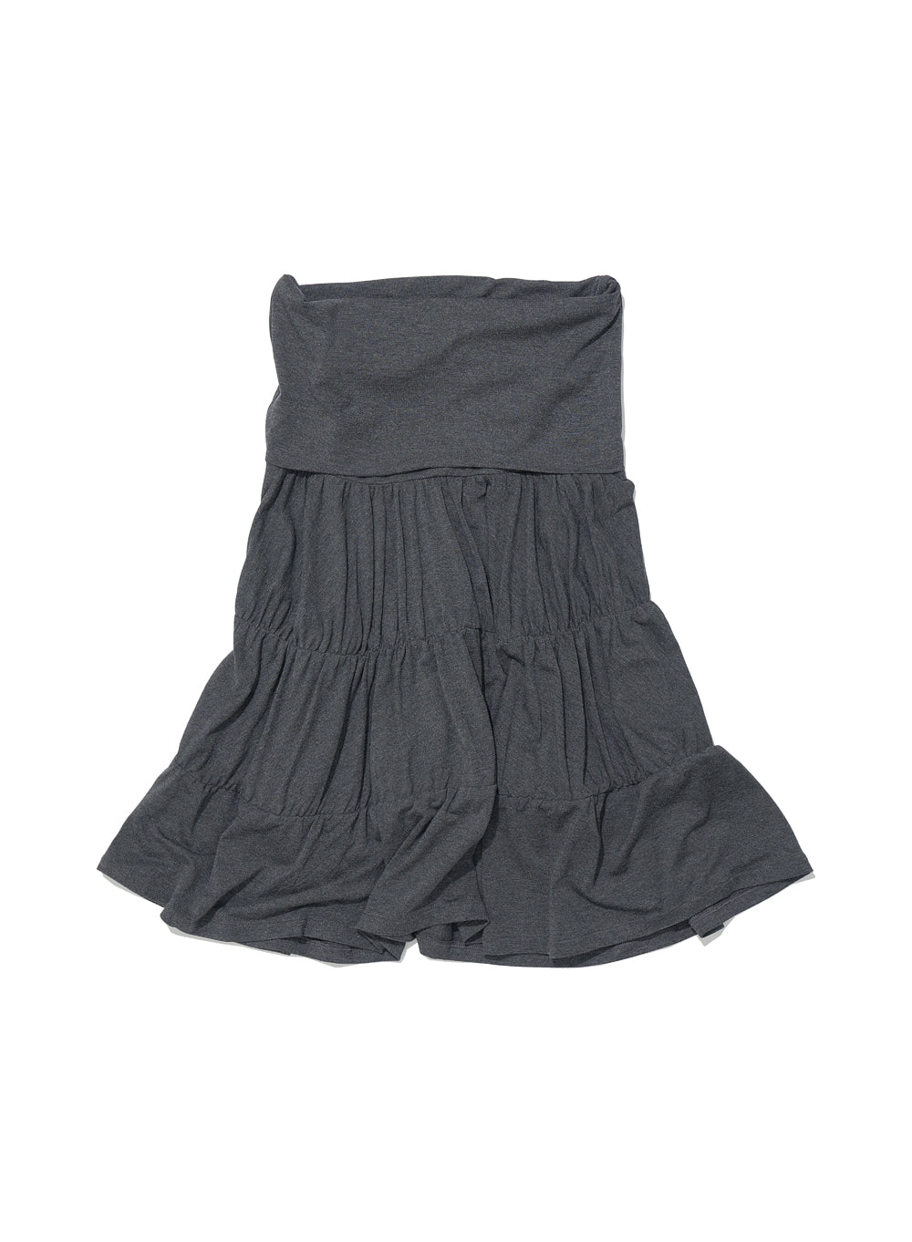 [ 店主推薦 Pre-order ] PWC JERSEY SHIRRING TIERED MIDI SKIRT