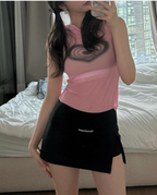 [ Pre-order ] Threetimes Athletic silt skirt