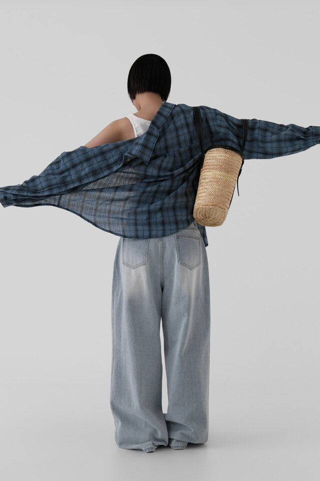 [ Pre-order ] AUTUMN MADE Milky Wide Denim