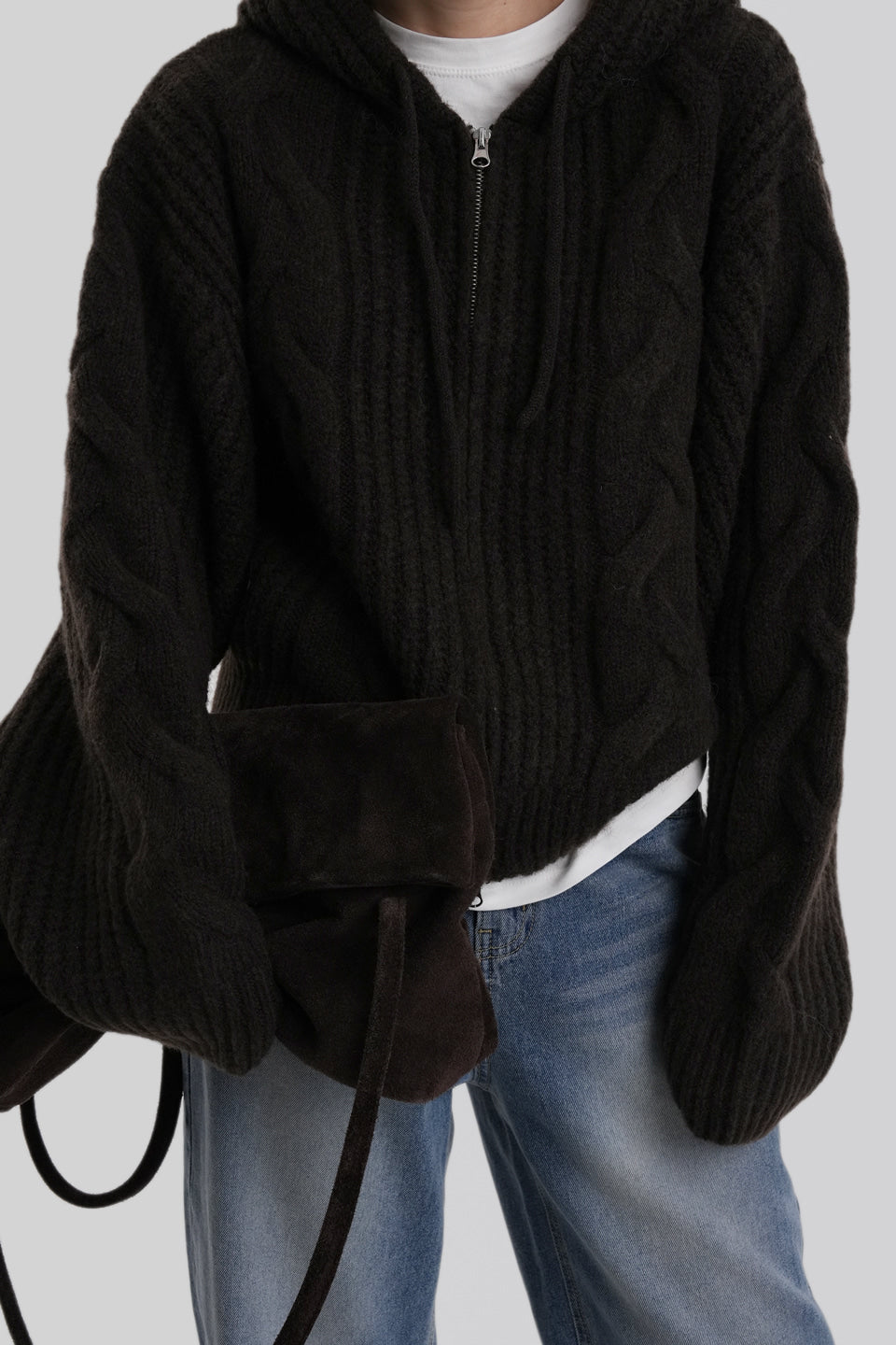 [ Pre-order ] Autumn Made Wool cable Hood Knit