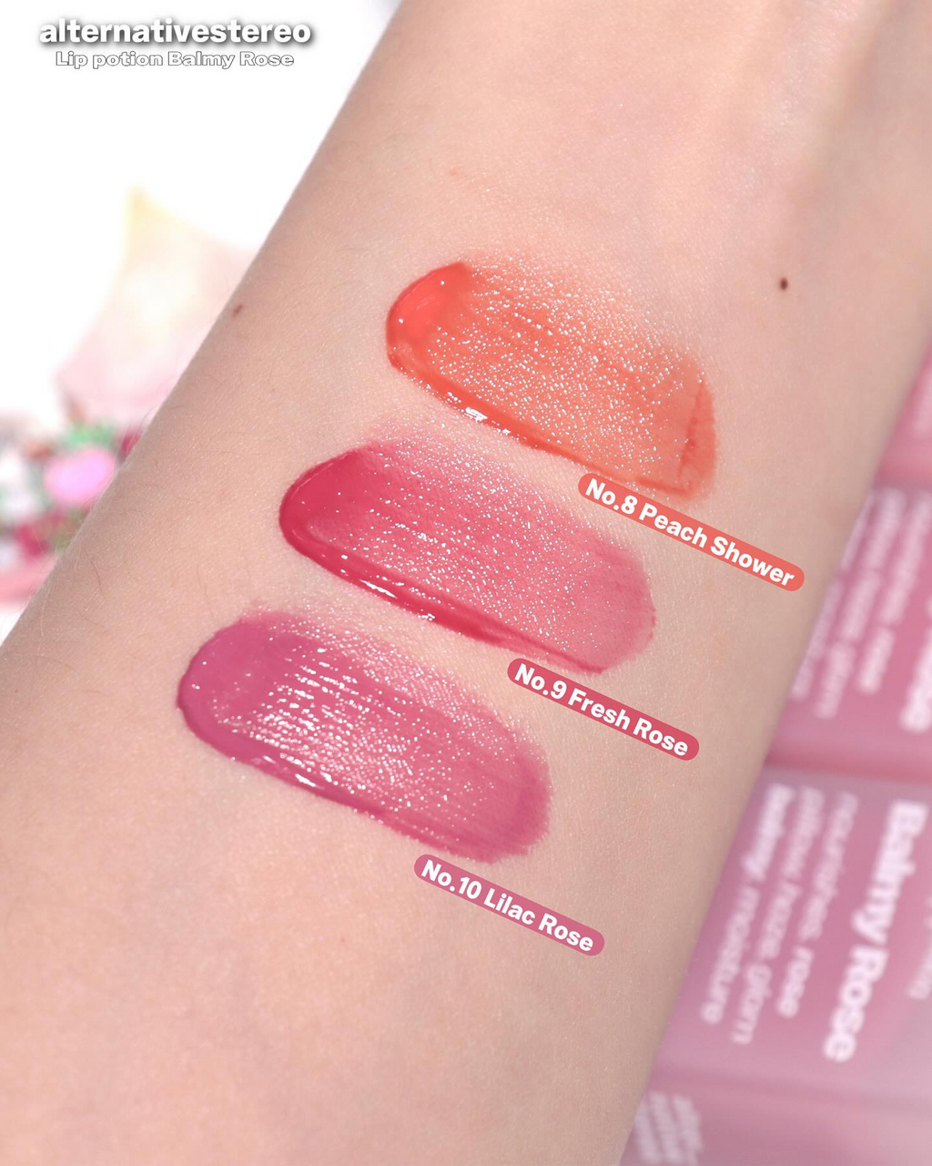 [ Pre-order ] Alternative Stereo Lip Potion Balmy Rose