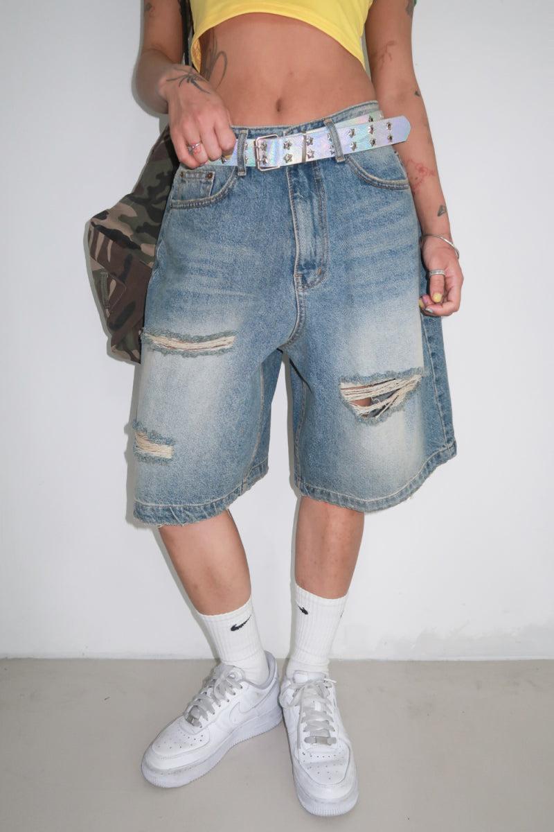[ Pre-order ] Oatmeal Vintage Washing Jorts