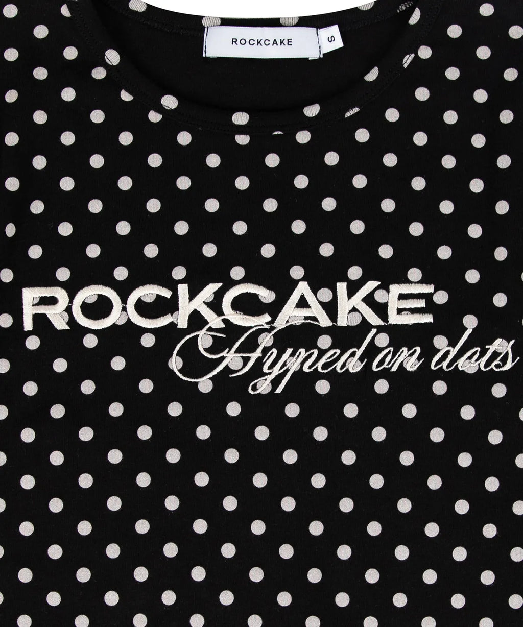 [ Pre-order ] Rockcake Hyped Dots Graphic Top
