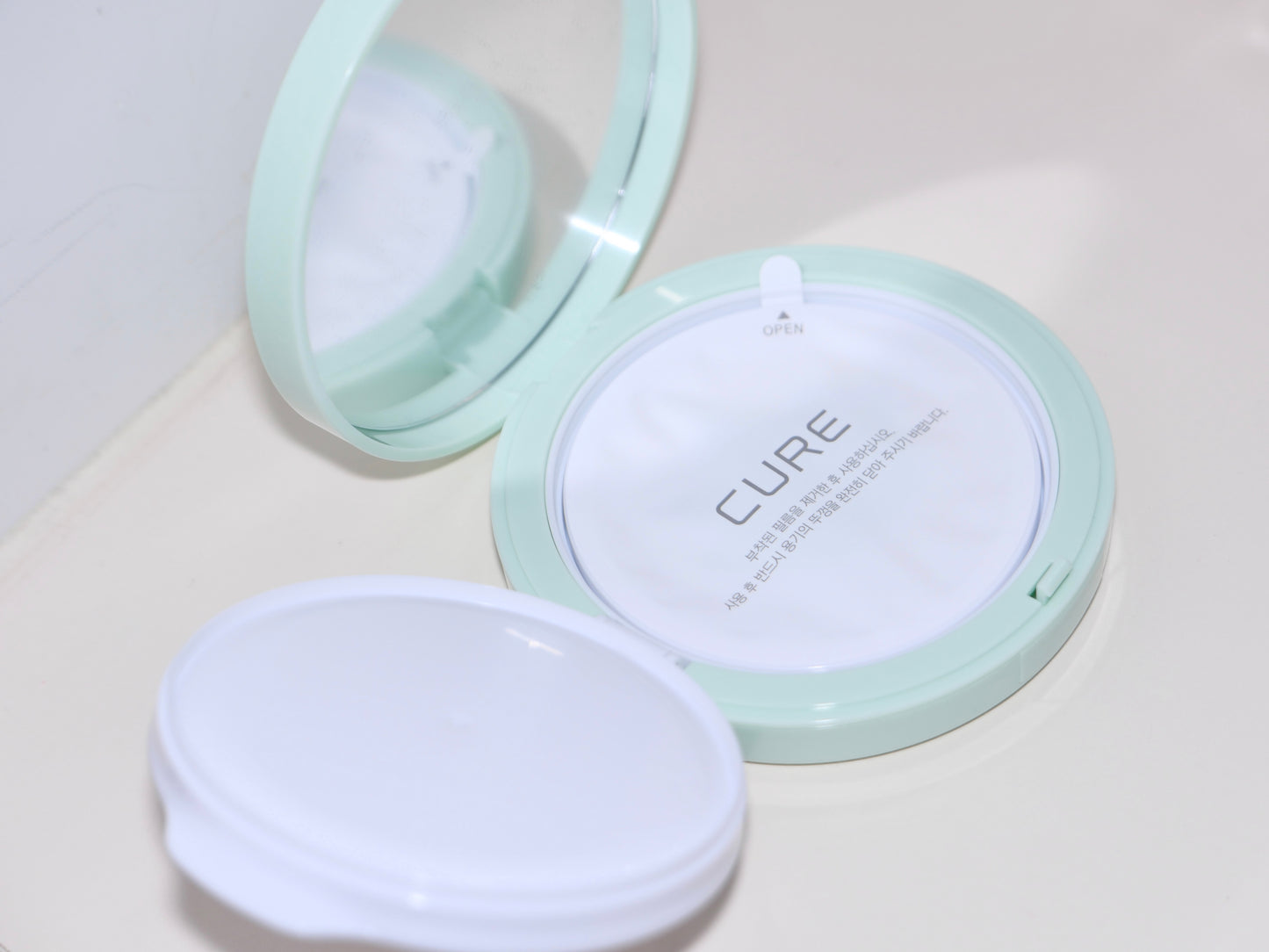 [ 店主推薦 Pre-order ] Cure 涼感水潤溫和防曬氣墊 ( 全家都可以使用 ) Aqua Mild Cooling Sun Cushion SPF50+ PA++++