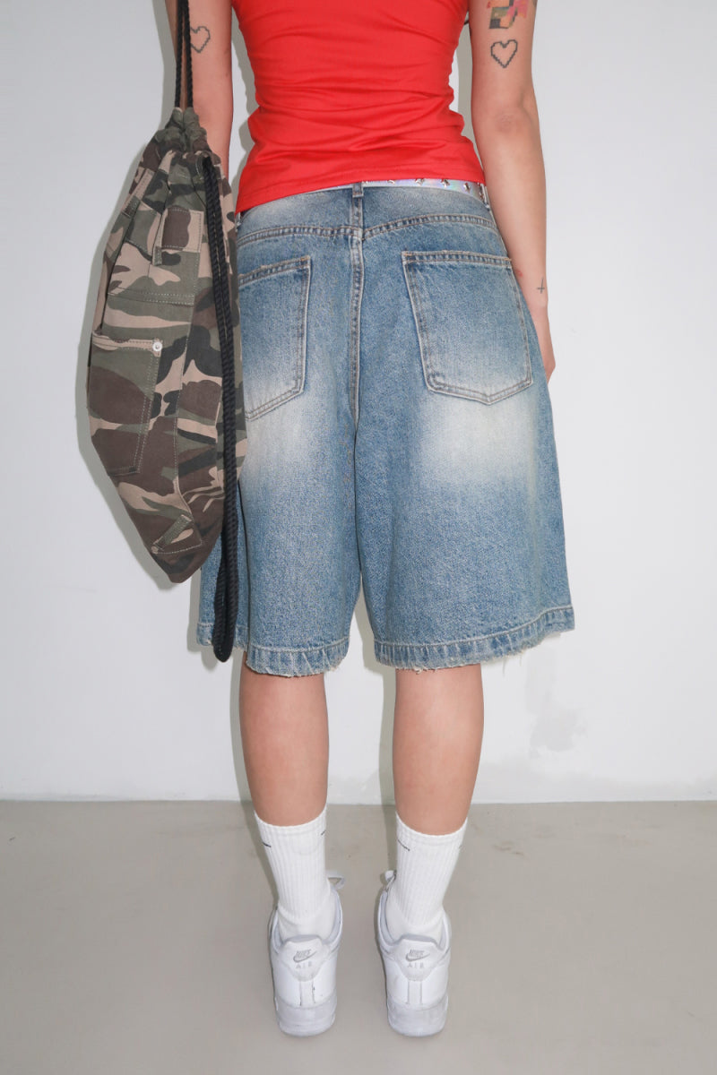 [ Pre-order ] Oatmeal Vintage Washing Jorts
