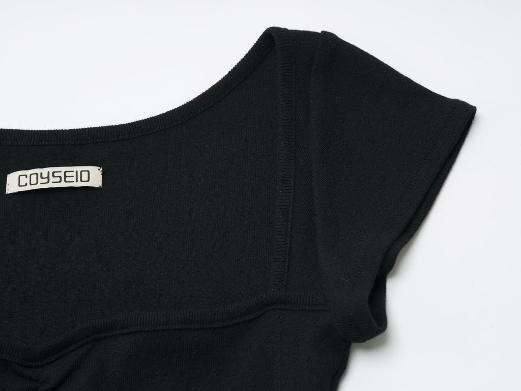 [ Pre-order ] Coyseio Punching Shirring Top