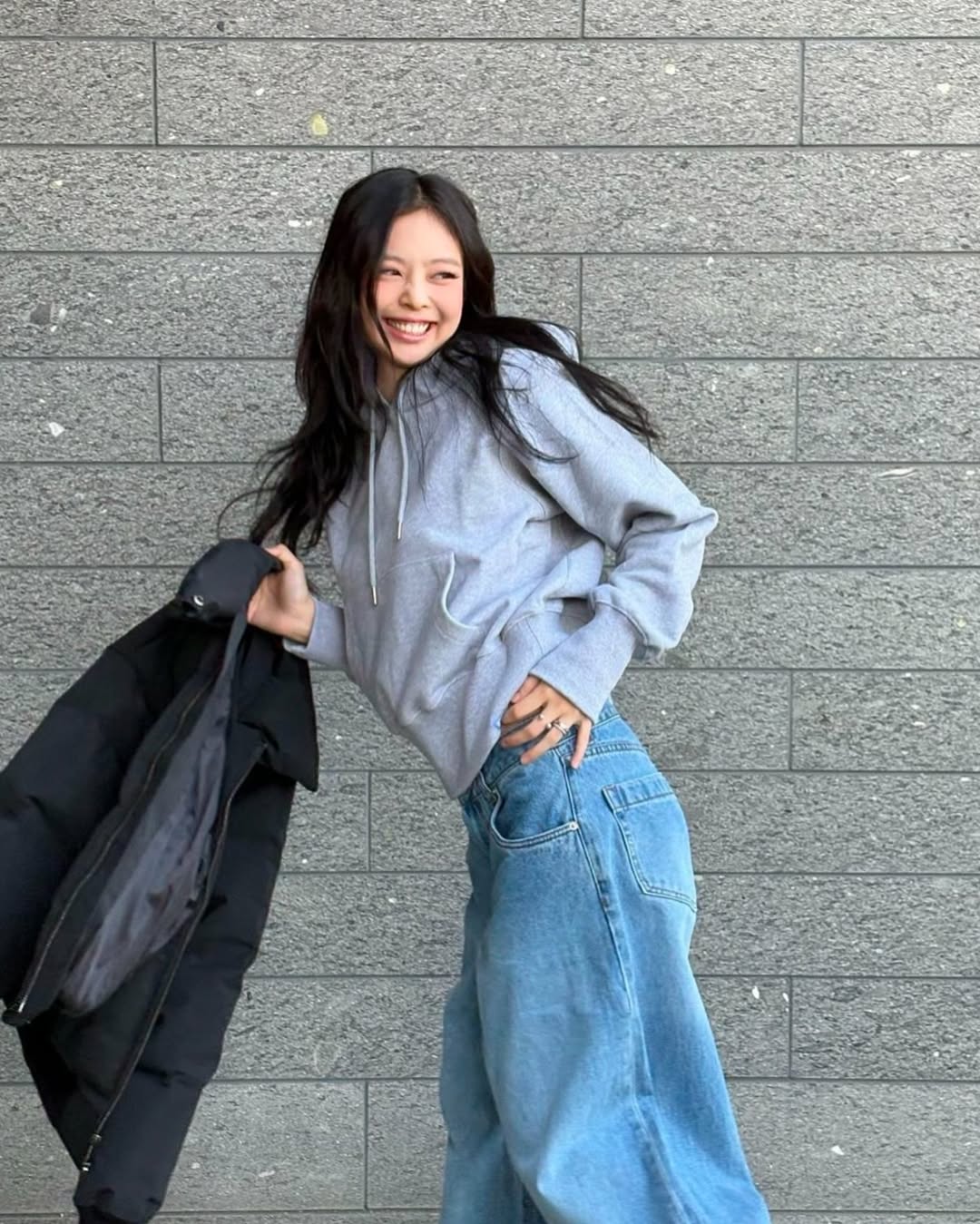[ Jennie 同款 Pre-order ] Women Era Wide Fit Denim Pants