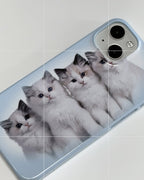 [ Pre-order ] Twin Pink Kitty Phone Case