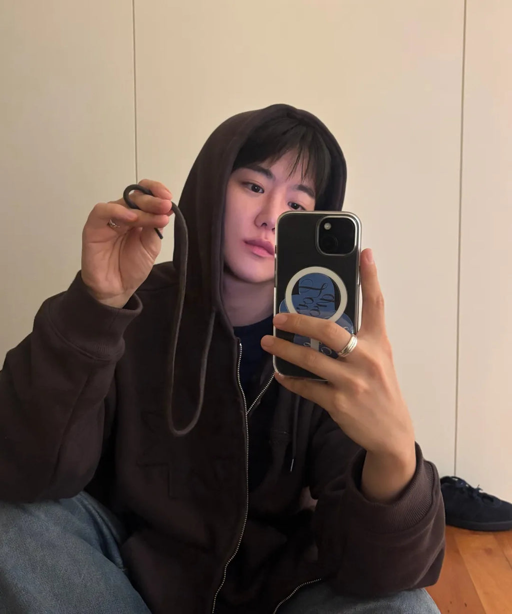 [ Pre-order ] 3 Star Logo Zip Hoodie