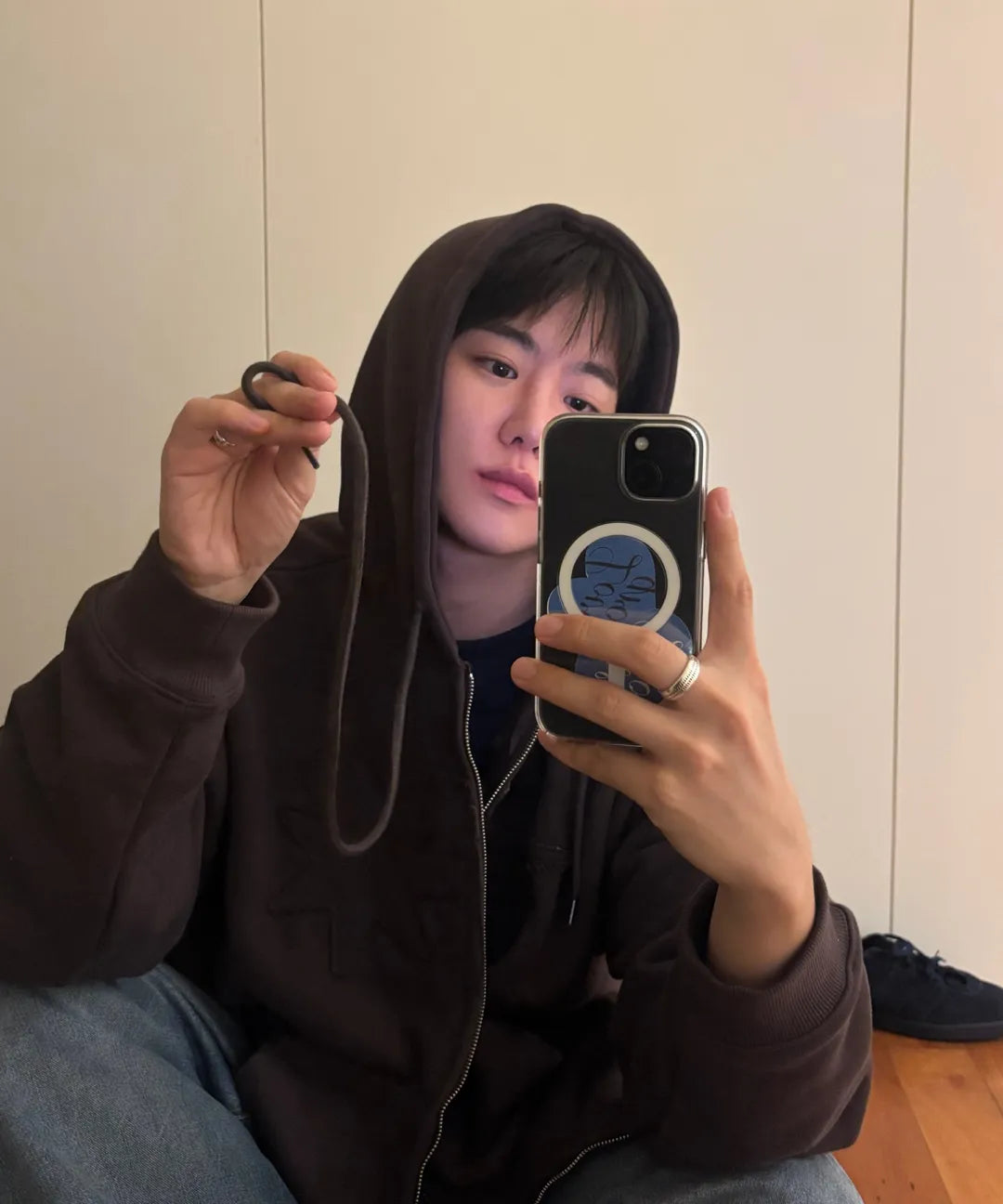 [ Pre-order ] 3 Star Logo Zip Hoodie