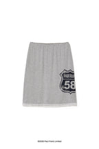 [ Pre-order ] Suburn X Paul Frank Midi Skirt Melange gray