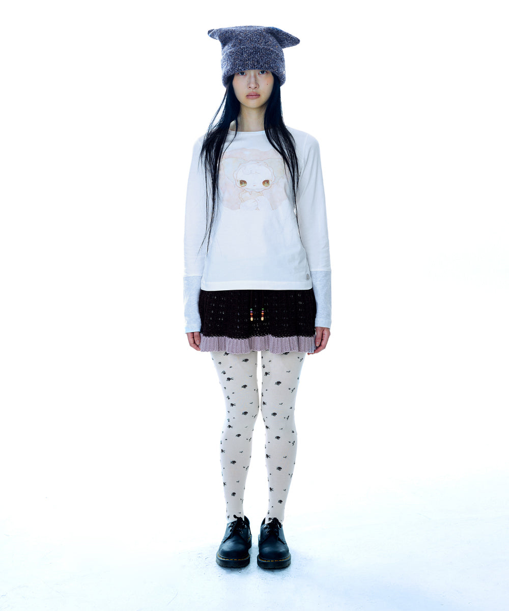 [ Pre-order ] Layered Knit Skirt