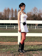 [ Pre-order ] Youhee Eyelet Frill Dress