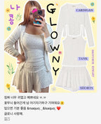 [ Rose同款 - 現貨 ] Glowny Province Eyelet Shorts