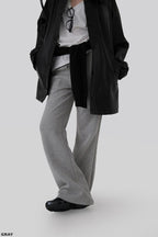 [ Pre-order ] Boot Cut Wide Pants