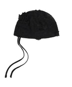 [ Pre-order ] Lace Ribbon Shirring Beanie