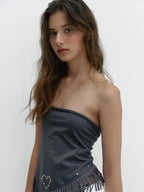 [ Pre-order ] Tassel Stud Scarf