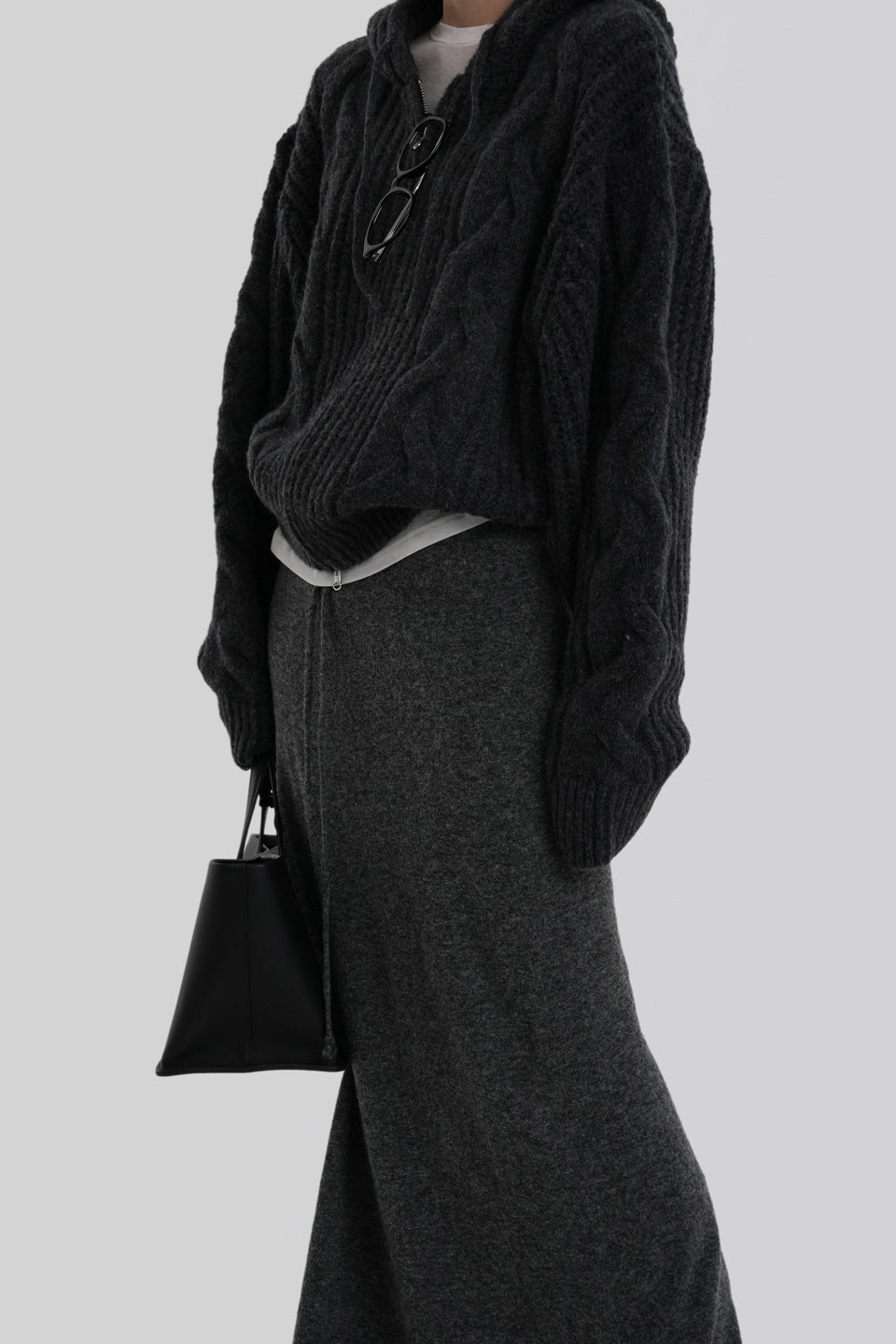 [ Pre-order ] Autumn Made Wool cable Hood Knit