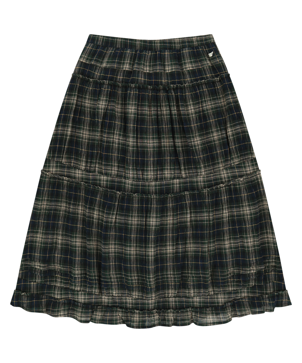 [ Pre-order ] Shirring Mid Skirt