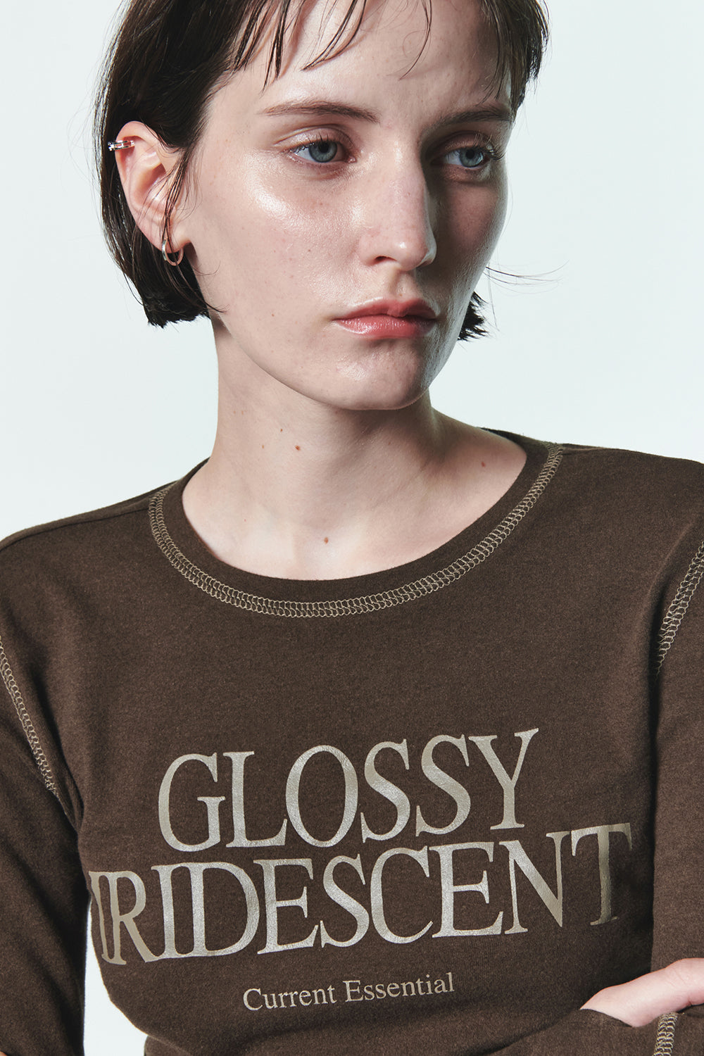 [ 已停產 ] Current Iridescent Long Sleeve Tee