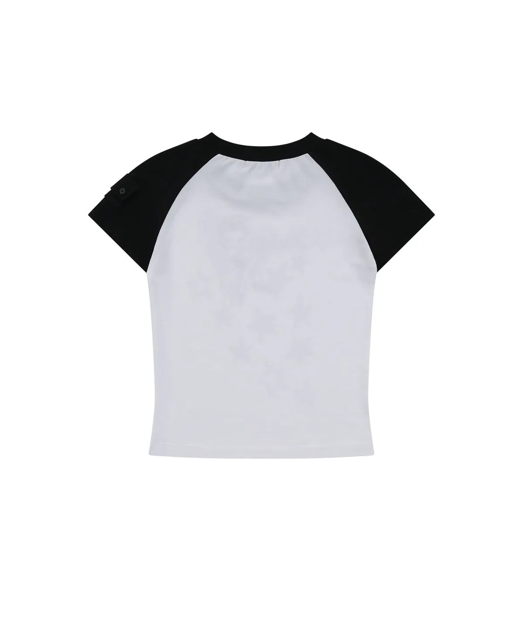 [ Pre-order ] Angelic Pocket Raglan T Shirt