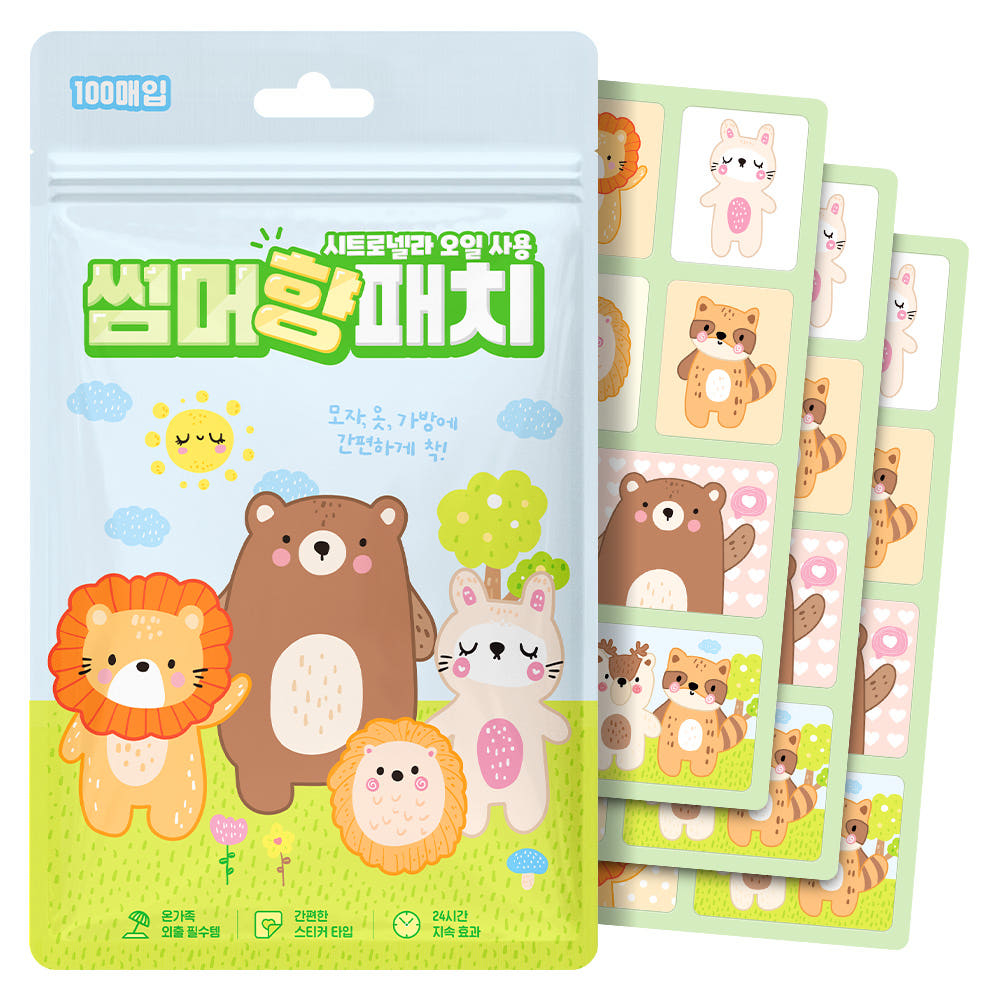 [ 韓國直送🇰🇷現貨 ] Sanrio 正方形兒童防蚊貼 ( 18個入 )