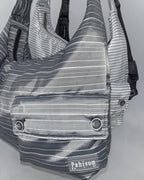 [ Pre-order ] Stripe Pocket Cross Bag