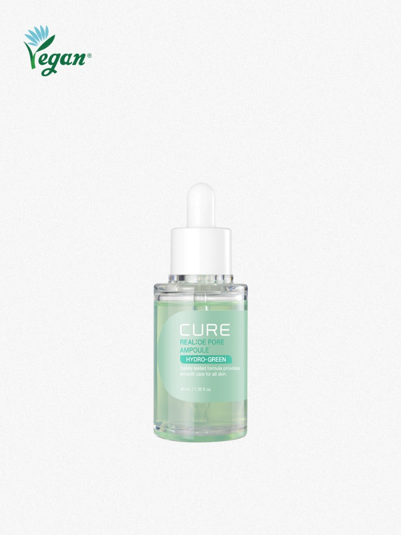 [ Pre-order ] Cure Real:oe 🌱蘆薈積雪草毛孔安瓶 Pore Ampoule 40ml