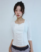 [ Pre-order ] Sqare Neked Baby Tee