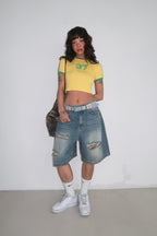 [ Pre-order ] Oatmeal Vintage Washing Jorts