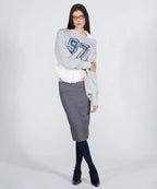 [ 現貨 ] Sculptor Off-Shoulder Cropped Sweatshirt