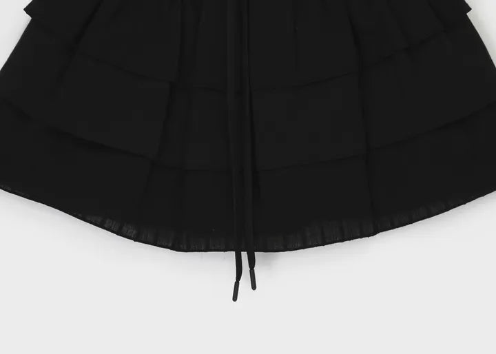 [ 店主推薦 Pre-order ] Blackup Sherin Cancan Mini Skirt Pants