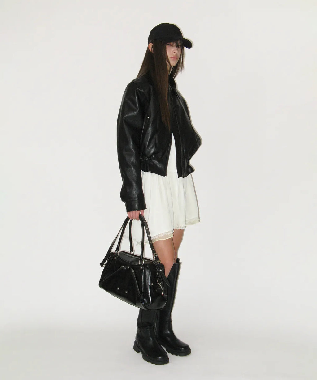 [ Pre-order ] Faux Leather M.O.S Bag