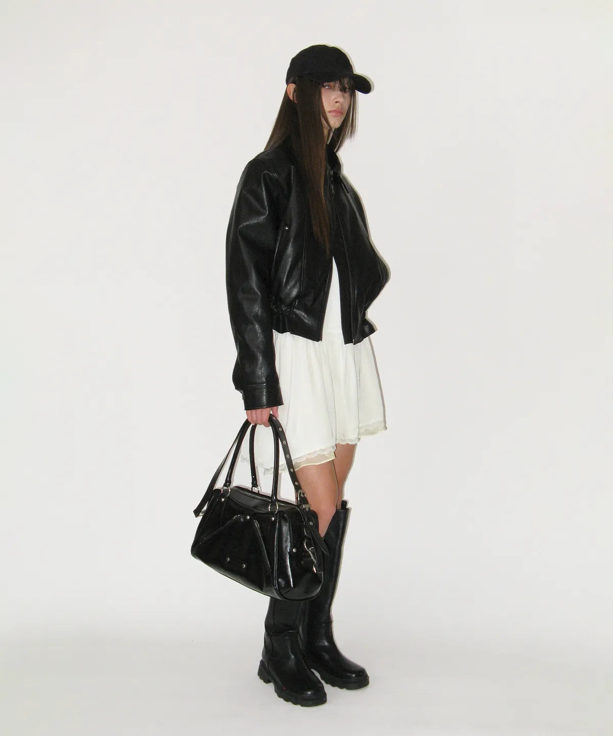 [ Pre-order ] Faux Leather M.O.S Bag