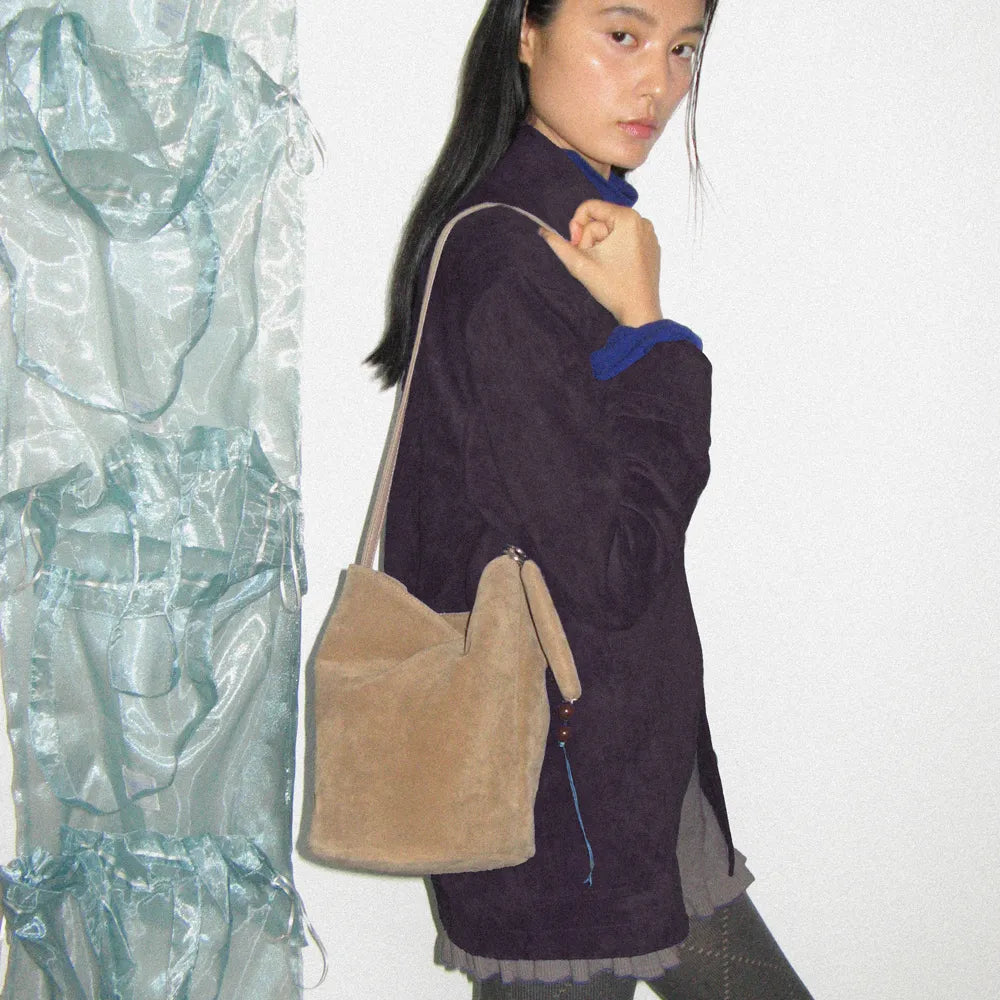 [ 店主強推 Pre-order ] 0016 Soft Bucket Bag ( 送吊飾&小pouch )