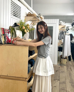 [ 🇰🇷韓國熱賣🔥現貨 ] Glowny🤍G Baby Tee 短版