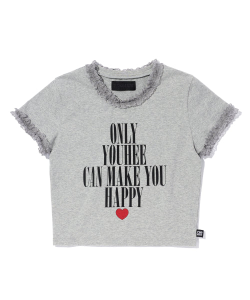 [ Pre-order ] Lace Lettering Baby T-shirts