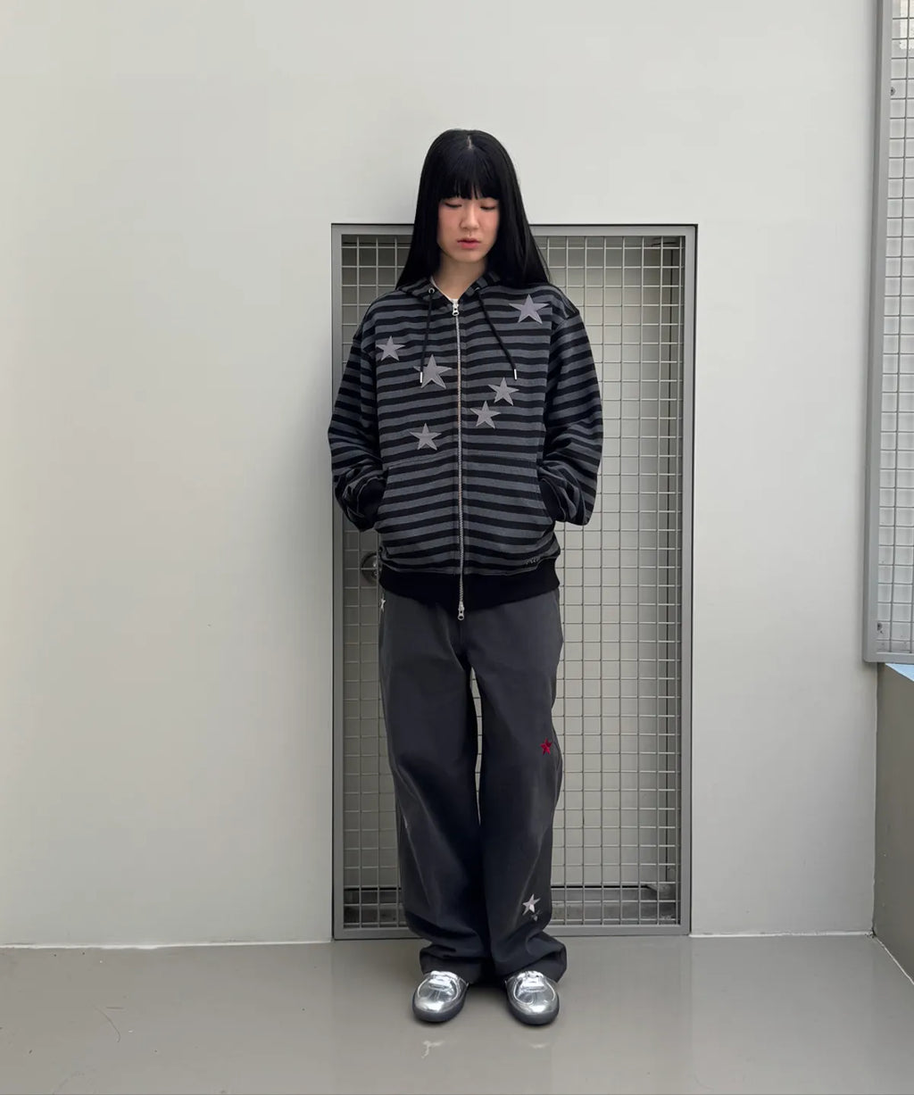 [ Pre-order ] Star Simple Hoodie Zip-up