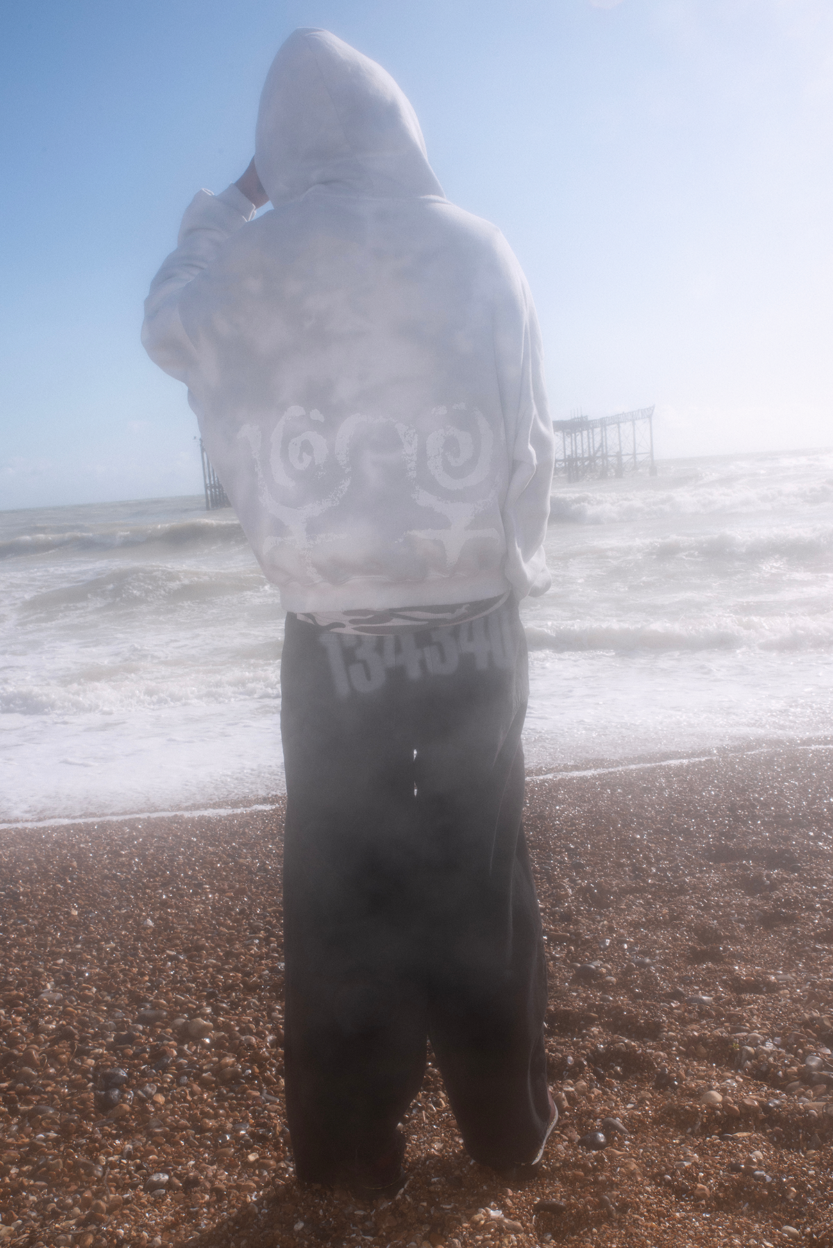 [ Pre-order ] 134340 Vintage Laser Denim Pants Blue